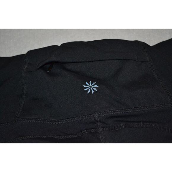 30164 Athleta Gym Pants Leggings Capris Workout Black Size Small Womens - Picture 11 of 12